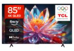 TCL 85T6C 85 Zoll QLED 4K Fire TV, HDR10+, Dolby Vision & Atmos, Onkyo 2.1, HDMI 2.1, AirPlay 2