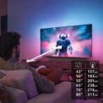 Philips Ambilight 75PUS8500 75 Zoll 4K LED Smart TV, Titan OS, Dolby Vision und Dolby Atmos – Bild 9