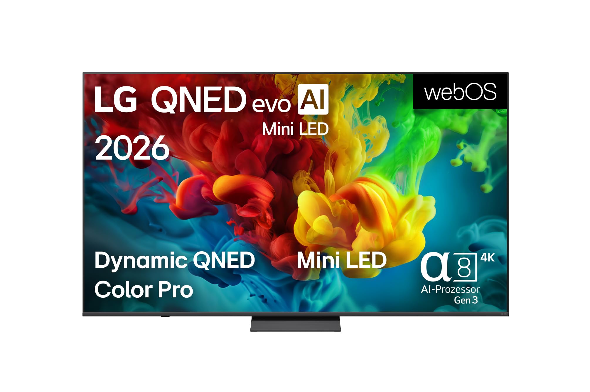 71YZvwiDe0L LG 75QNED83B6A 75 Zoll 4K QNED evo Mini LED AI TV, α8 Gen3, webOS 26, 120 Hz, VRR bis 144 Hz, 2026 – Bild 1