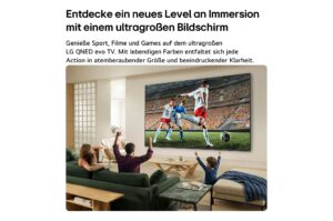 LG 75QNED83B6A 75 Zoll 4K QNED evo Mini LED AI TV, α8 Gen3, webOS 26, 120 Hz, VRR bis 144 Hz, 2026 – Bild 2