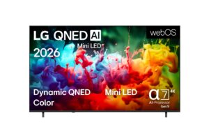 LG 85QNED7EB3A 85 Zoll 4K QNED Mini LED AI TV, α7 Gen9, webOS 26, 60 Hz, VRR, Modell 2026