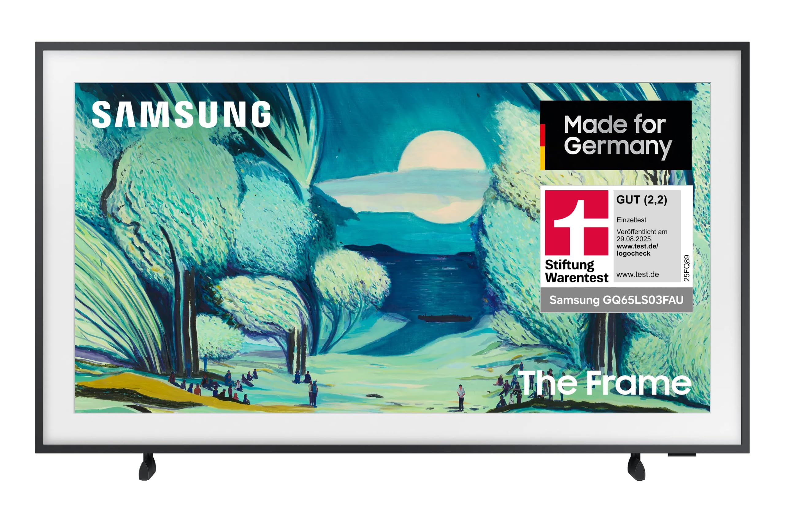 81-n6ucsk7L Samsung The Frame LS03F 65 Zoll QLED 4K Smart TV, NQ4 AI Gen2, Art Mode, One Connect, Modell 2025 – Bild 1
