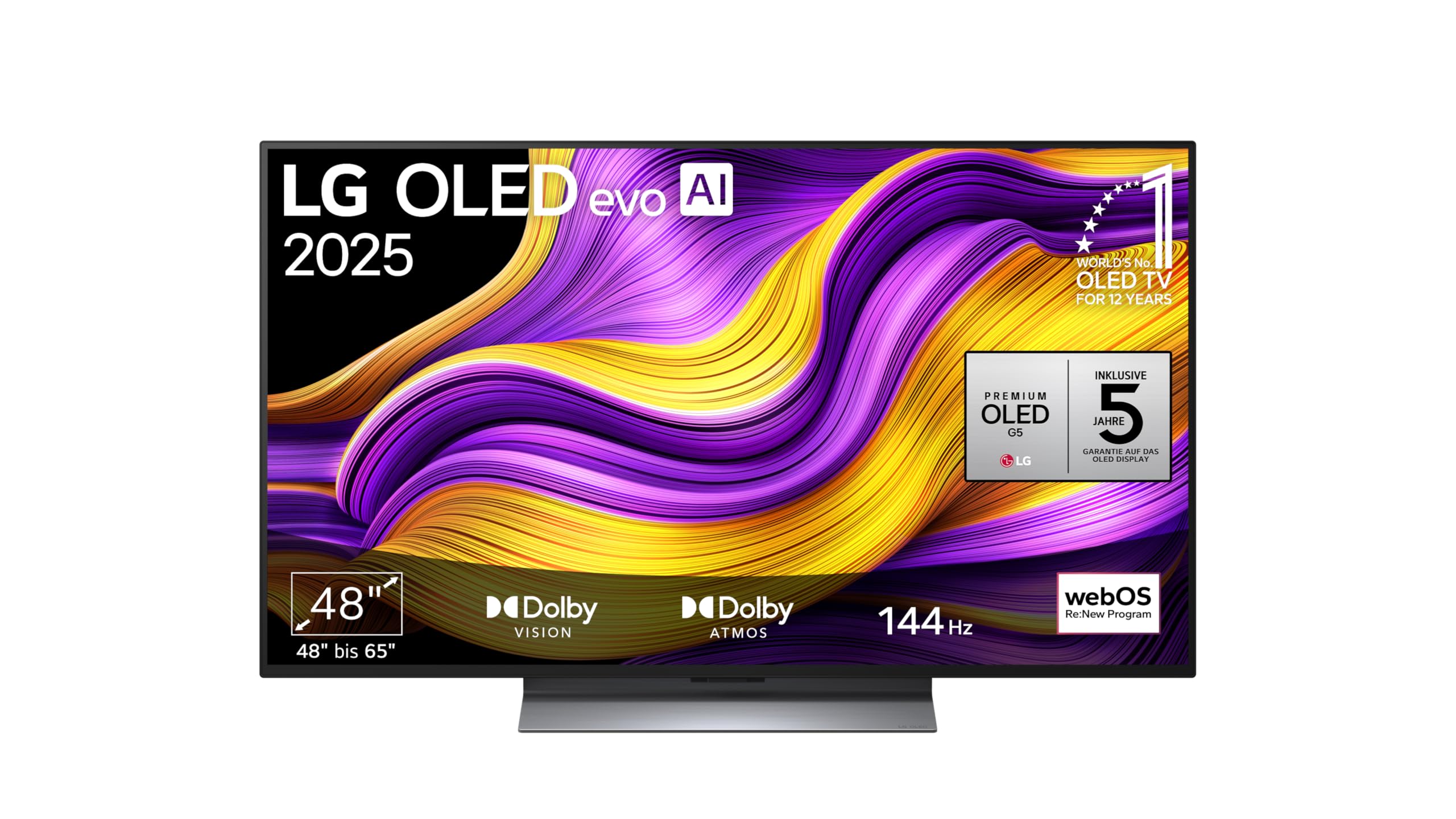8153ruiOAlL LG OLED48G56LS 48 Zoll OLED evo 4K TV, α11 AI-Prozessor, webOS 25, Dolby Vision, bis 120 Hz, Modell 2025 – Bild 1