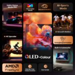 Hisense 98E7Q 98 Zoll 4K QLED Smart TV, 144 Hz Game Mode Pro, Dolby Vision Atmos, AI 4K Upscaler – Bild 3
