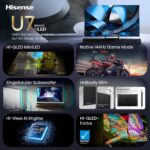 Hisense 85U7DSE 85 Zoll 4K Hi-QLED Mini LED Smart TV, 144 Hz, Dolby Vision Atmos, IMAX Enhanced, 2026 – Bild 3
